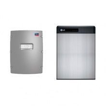 KIT ACCUMULO SMA LG INVERTER SUNNY ISLAND 6 KW E BATTERIA RESU 12 KWH