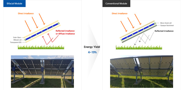 Rivenditore Moduli Fotovoltaici Bifacciali Hyundai 450 W