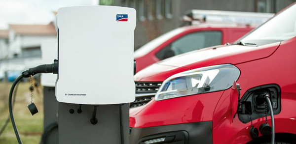 Distributore Colonnina di Ricarica SMA Ev Charger Business 22 kW