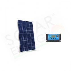 KIT SOLARE BASE 10W 12V – MODULO FOTOVOLTAICO 10W E REGOLATORE 10A PWM