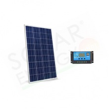 KIT SOLARE BASE 20W 12V – MODULO FOTOVOLTAICO 20W E REGOLATORE 10A PWM