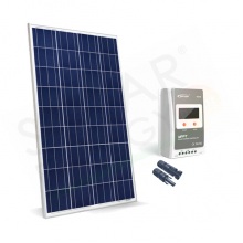 KIT SOLARE BASE 150W 12V – MODULO FOTOVOLTAICO 150W E REGOLATORE 10A MPPT