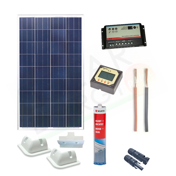 Kit fotovoltaico per camper da 80Wp modello PRO
