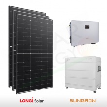 KIT FOTOVOLTAICO 5.2 KW LONGI SOLAR – SUNGROW CON ACCUMULO 9.6 KWH