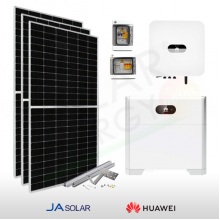 KIT FOTOVOLTAICO 6.6 KW JA SOLAR – HUAWEI CON ACCUMULO DA 5 KWH (COMPLETO)