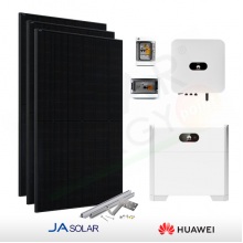 KIT FOTOVOLTAICO 4.1 KW JA SOLAR – HUAWEI CON ACCUMULO 5 KWH (COMPLETO)