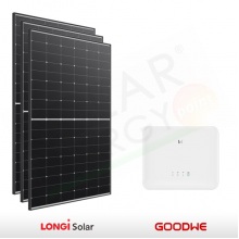 KIT FOTOVOLTAICO 3.4 KW LONGI SOLAR – GOODWE PREDISPOSTO PER ACCUMULO