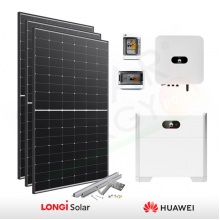 KIT FOTOVOLTAICO 5.2 KW LONGI SOLAR – HUAWEI CON ACCUMULO 5 KWH (COMPLETO)