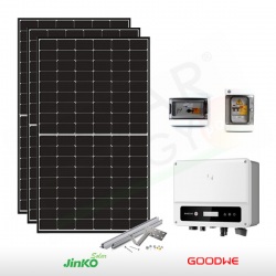 KIT FOTOVOLTAICO 3.4 KW JINKO SOLAR – GOODWE (COMPLETO)