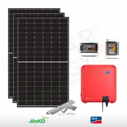 KIT FOTOVOLTAICO 3.4 KW JINKO SOLAR – SMA (COMPLETO)