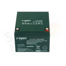 FAAM FLL12-24 – BATTERIA SOLARE ERMETICA AGM 24AH 12V