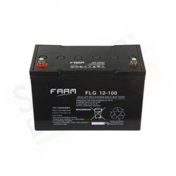 FAAM FLG12-100 – BATTERIA SOLARE GEL 100AH 12V