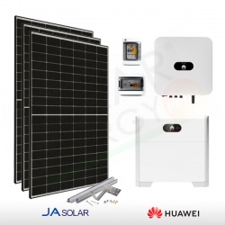 KIT FOTOVOLTAICO 3.2 KW JA SOLAR – HUAWEI CON ACCUMULO 5 KWH (COMPLETO)