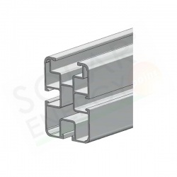 PROFILO IN ALLUMINIO LONGHERONE 45X65 MM BARRA DA 3.15 M