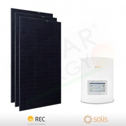 KIT FOTOVOLTAICO 3.2 KW REC – SOLIS PREDISPOSTO PER ACCUMULO