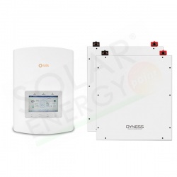 KIT ACCUMULO SOLIS DYNESS – INVERTER S5-EH1P5K-L 5 KW E BATTERIA A48100 9.6 KWH