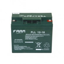 FAAM FLL12-18 – BATTERIA SOLARE ERMETICA AGM 18AH 12V