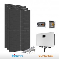 KIT FOTOVOLTAICO 3.4 KW TRINA SOLAR – SUNGROW (COMPLETO)