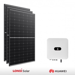 KIT FOTOVOLTAICO 6.1 KW LONGI SOLAR - HUAWEI PREDISPOSTO PER ACCUMULO