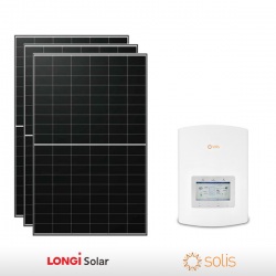 KIT FOTOVOLTAICO 6.5 KW LONGI SOLAR – SOLIS PREDISPOSTO PER ACCUMULO