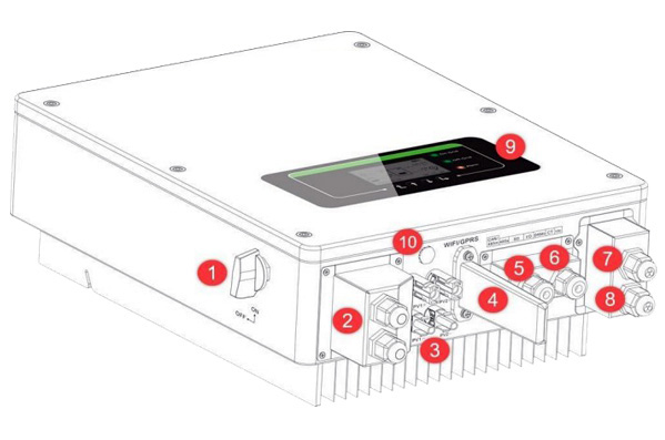 Zcs Azzurro Ph Hyd Zss Inverter Monofase Ibrido Mppt W Solar Energy Point